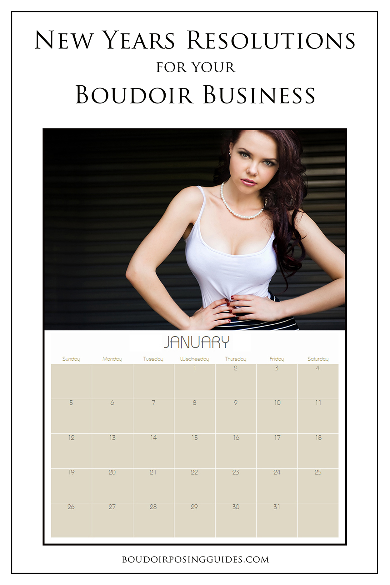 New Years Resolutions and goal setting for your boudoir business